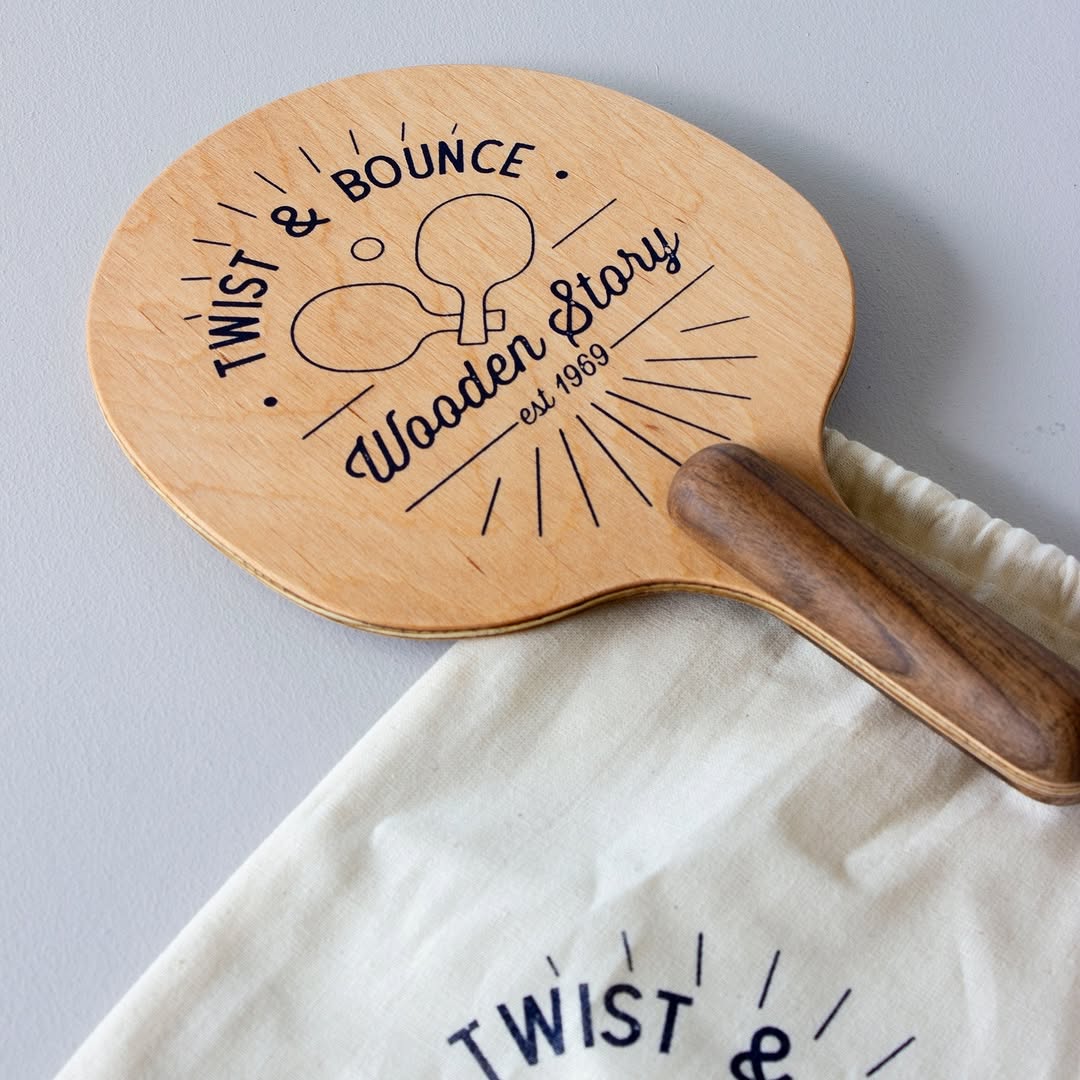 Twist &amp; Bounce - Houten pingpong batjes paletjes