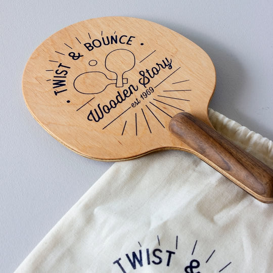 Twist &amp; Bounce - Houten pingpong batjes paletjes