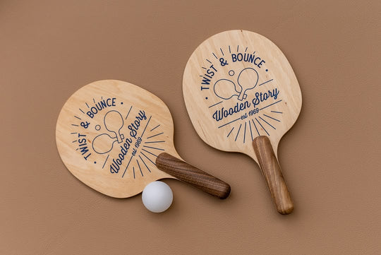 Twist &amp; Bounce - Houten pingpong batjes paletjes