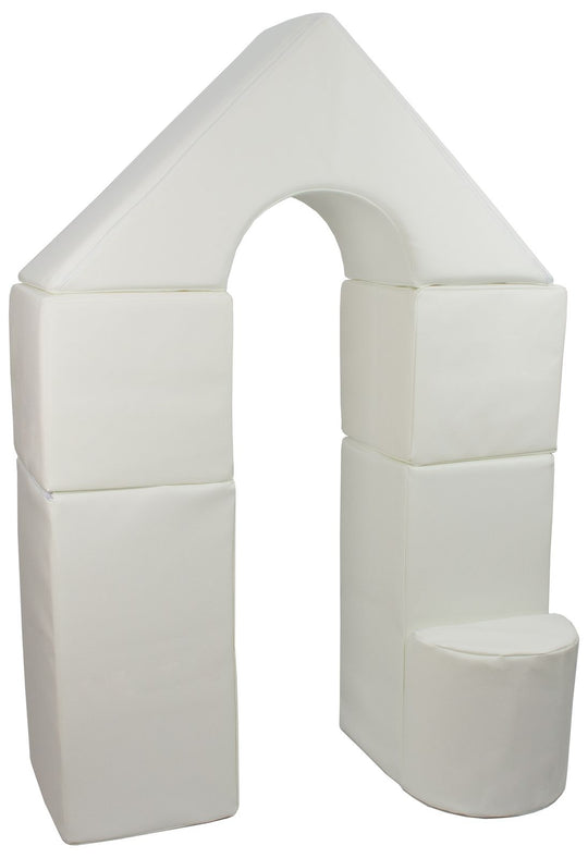 Mini castle set of 6 large foam blocks