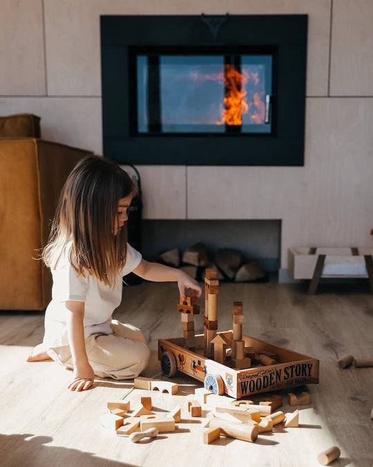 Wooden Story Houten karretje