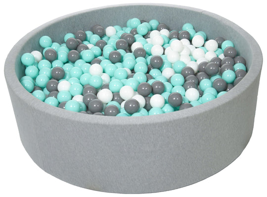 Soft Jersey ball pit with 1200 balls, diameter 125 cm