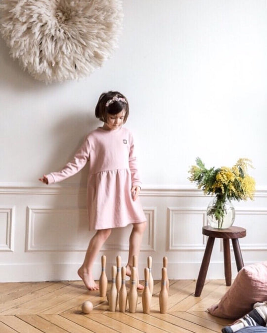 Wooden Bowling Pins - Natural