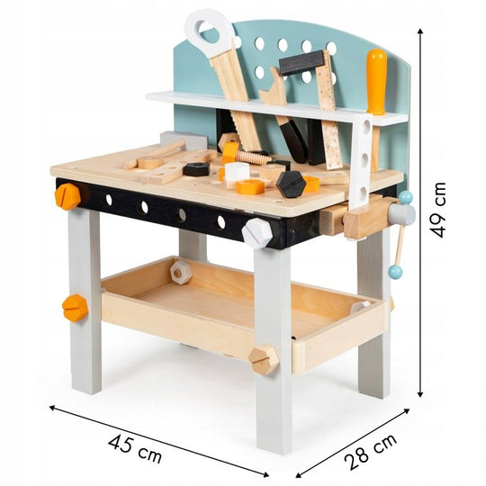 Wooden Workbench for Kids