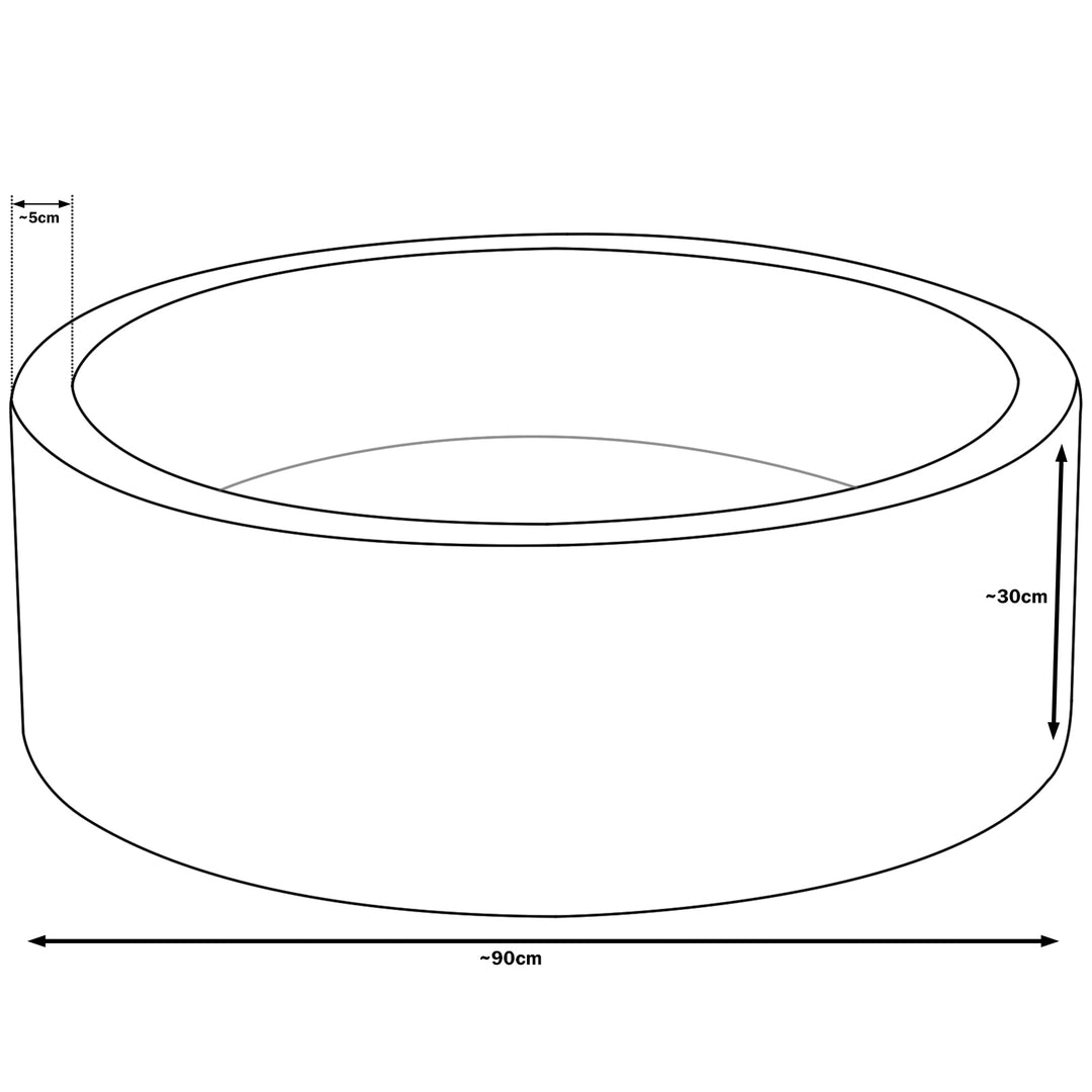 Soft Jersey ball pit with 200 balls