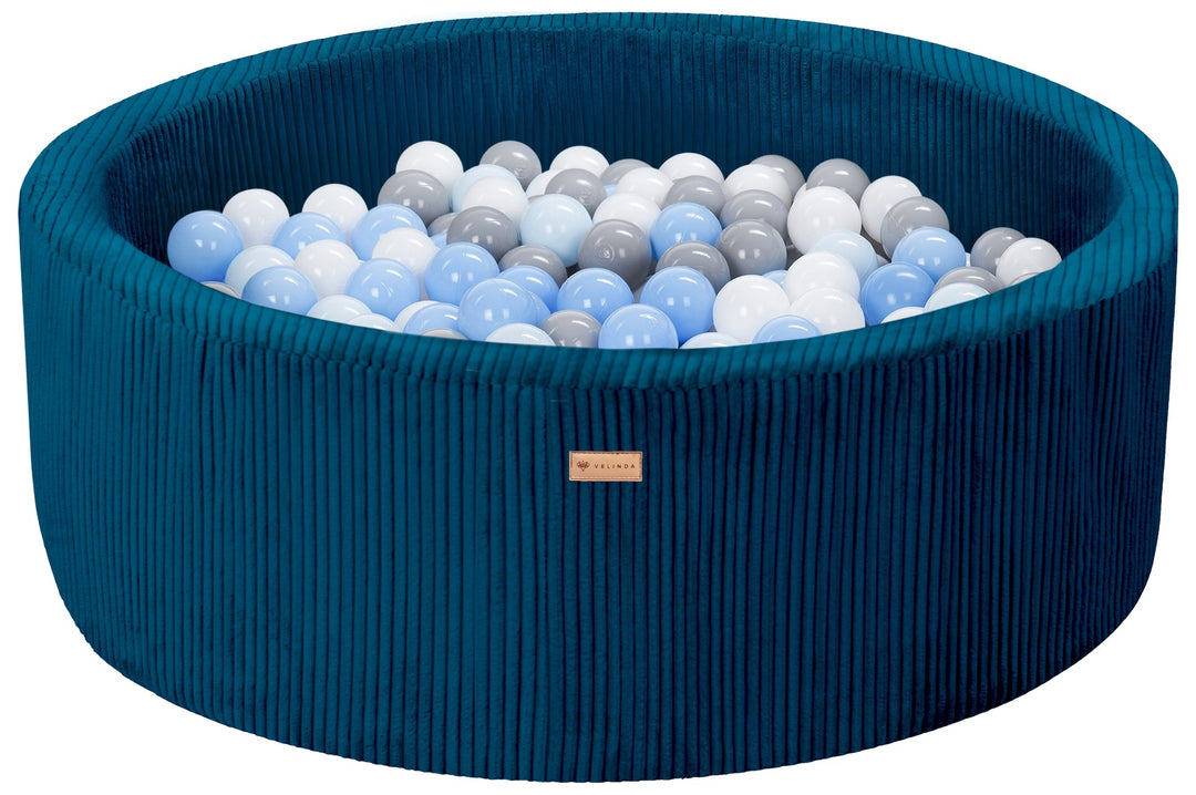 Ball pit + 200 balls, corduroy fabric