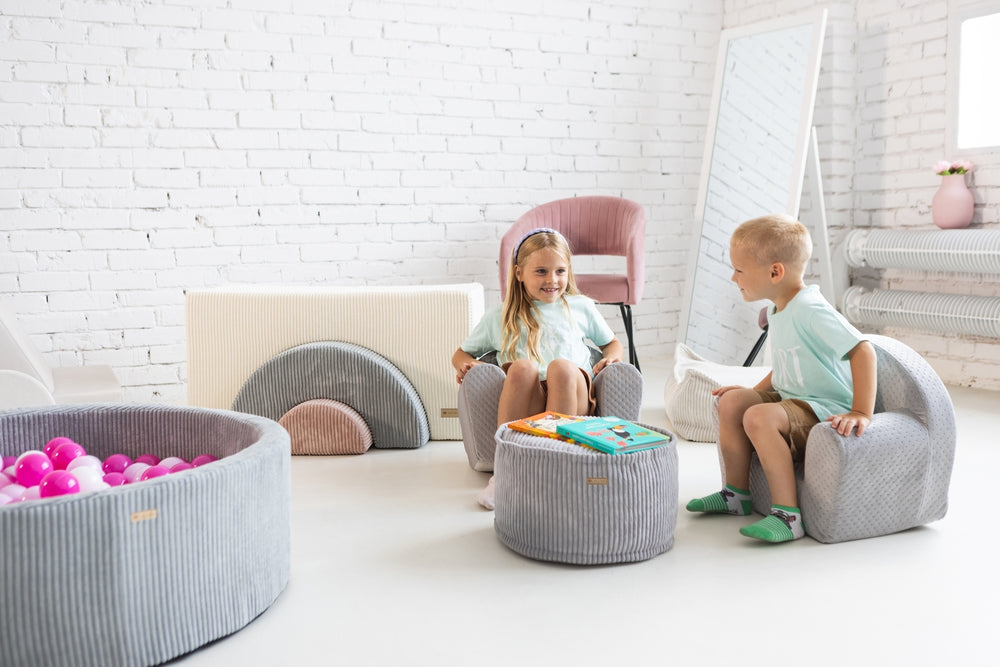 Ball pit + 300 balls, corduroy fabric
