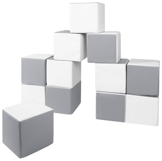 Soft Play Cubes, 12 building blocks for kids