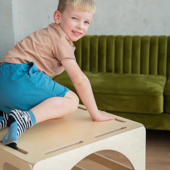 CUBITRI® Klimspeelkubus met touwvenster