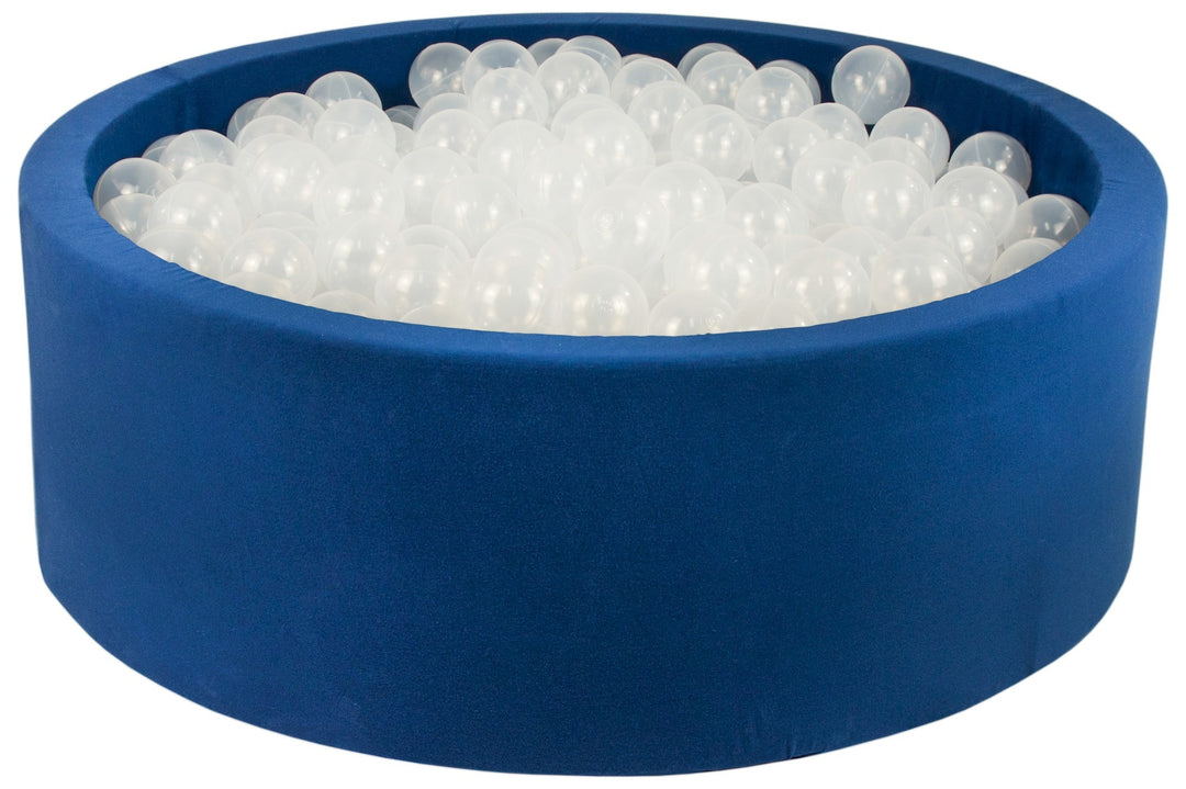 Soft Jersey ball pit with 450 balls, navy