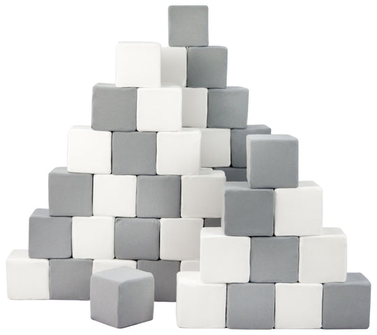 Pyramid set of 45 large foam blocks