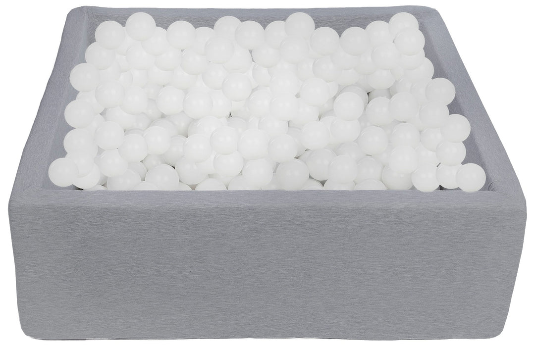 Soft Jersey ball pit with 450 balls, 90x90 cm