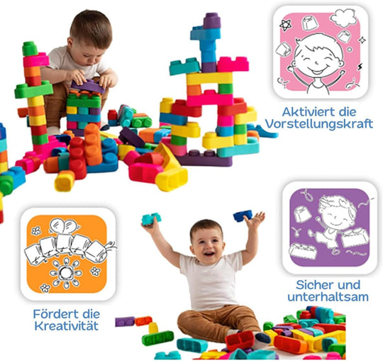 Zachte Bioblokken Set - 42 stuks