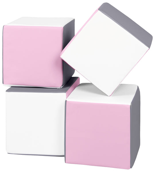 Soft Play Cubes, 4 building blocks for kids