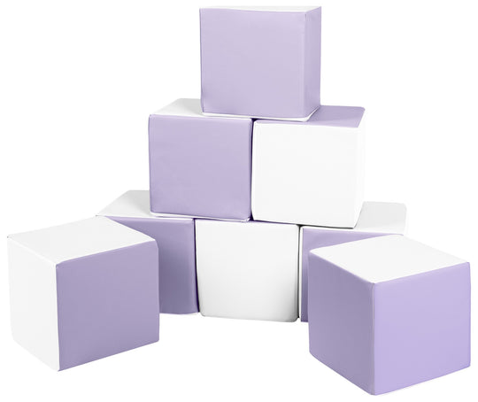 Soft Play Cubes, 8 building blocks for kids