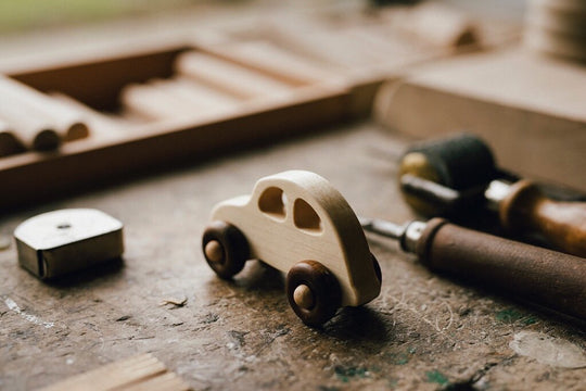 Houten auto - Jaren 30 - 1930s