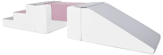 Footbridge + slide set of 5 large foam blocks