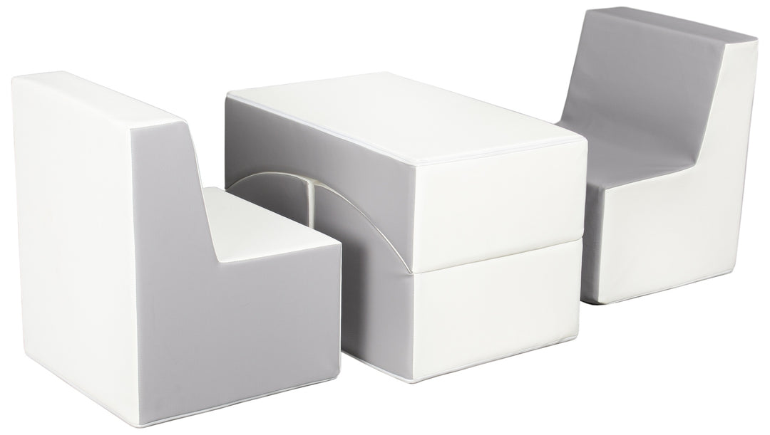 Kids furniture set: 2xarmchair + lounger, eco leather