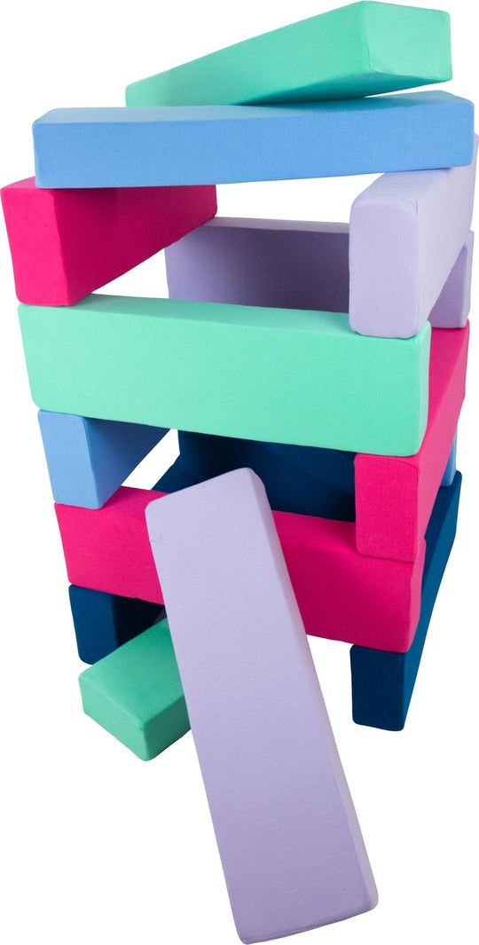 Tower set of 15 large foam blocks