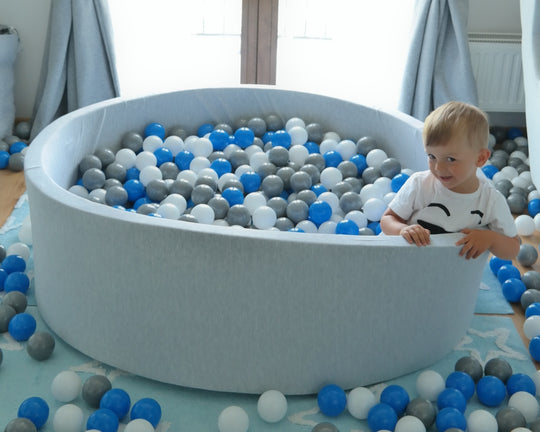 Soft Jersey ball pit with 900 balls, diameter 125 cm