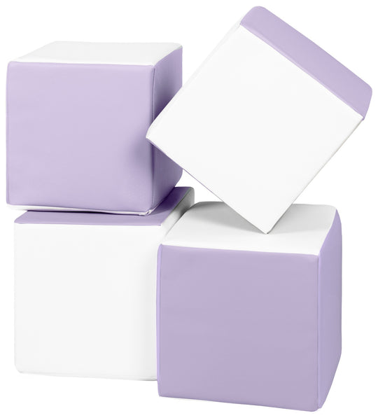 Soft Play Cubes, 4 building blocks for kids
