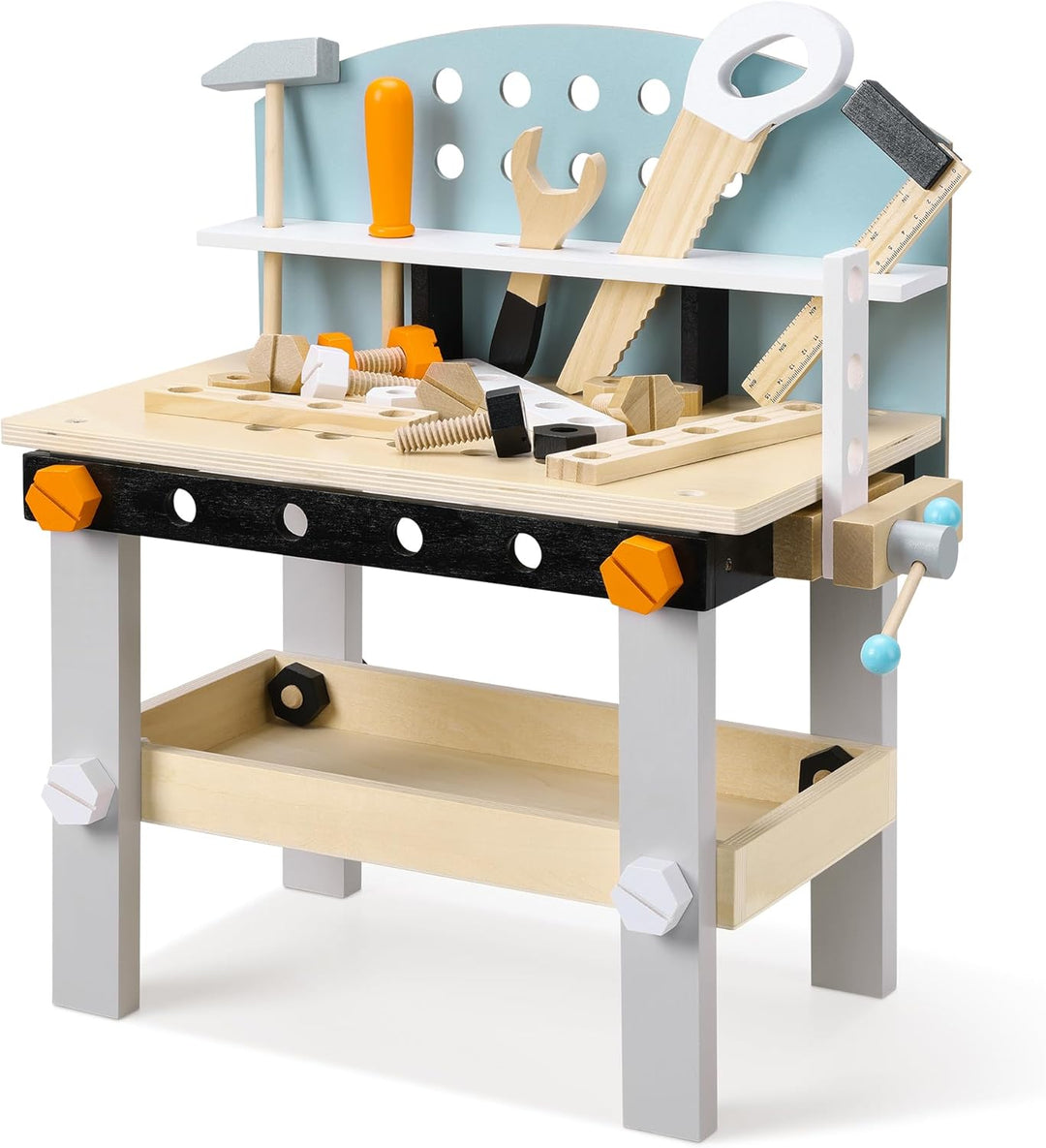 Wooden Workbench for Kids