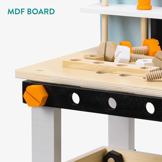 Wooden Workbench for Kids