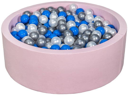 Soft Jersey ball pit with 450 balls, pink