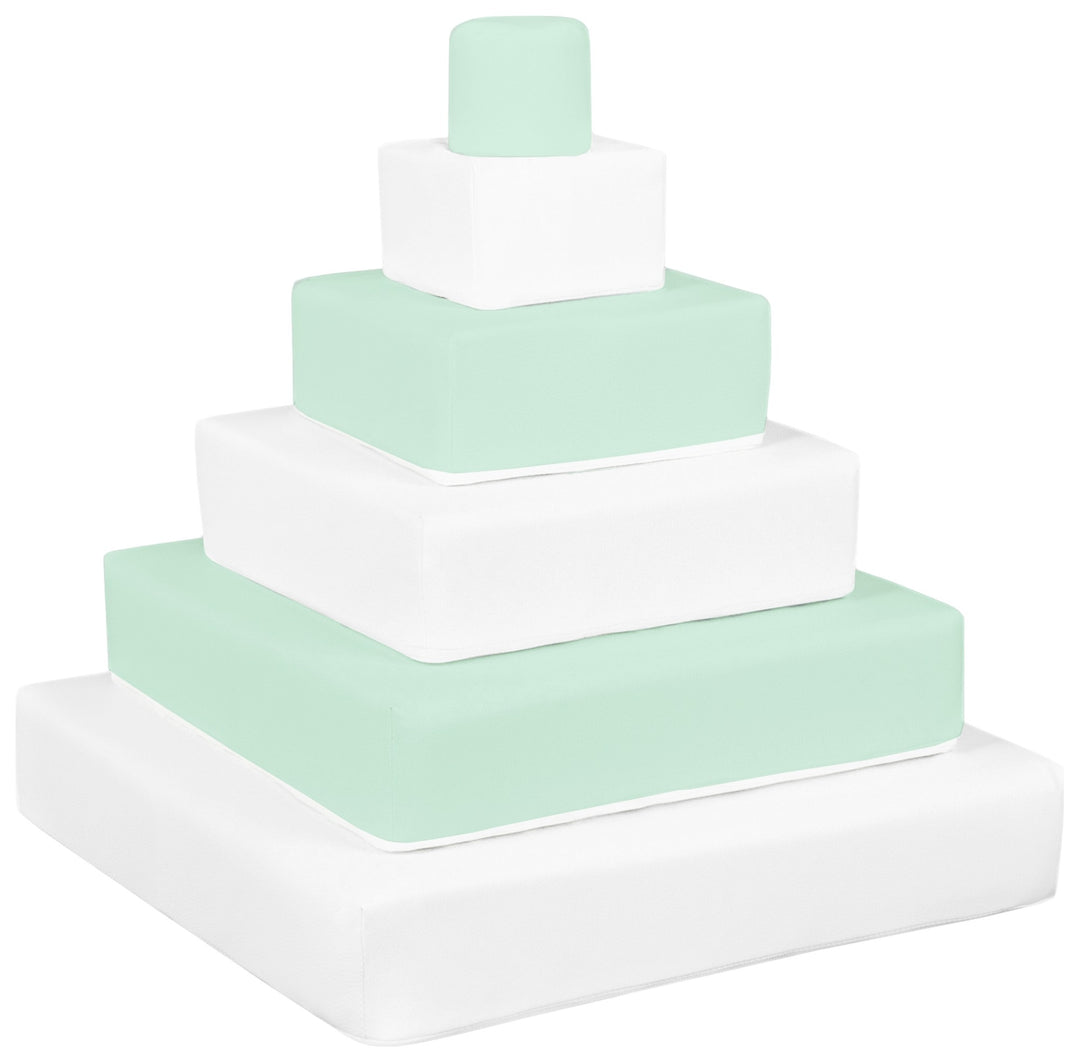 Pyramid set of 6 large foam blocks