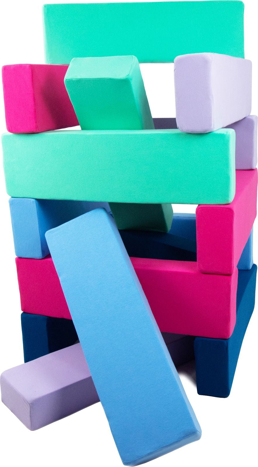 Tower set of 15 large foam blocks