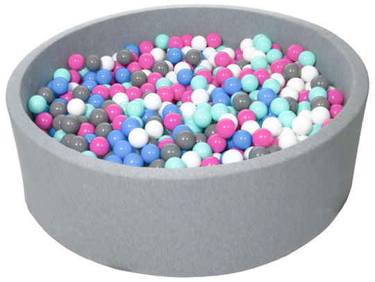 Soft Jersey ball pit with 900 balls, diameter 125 cm