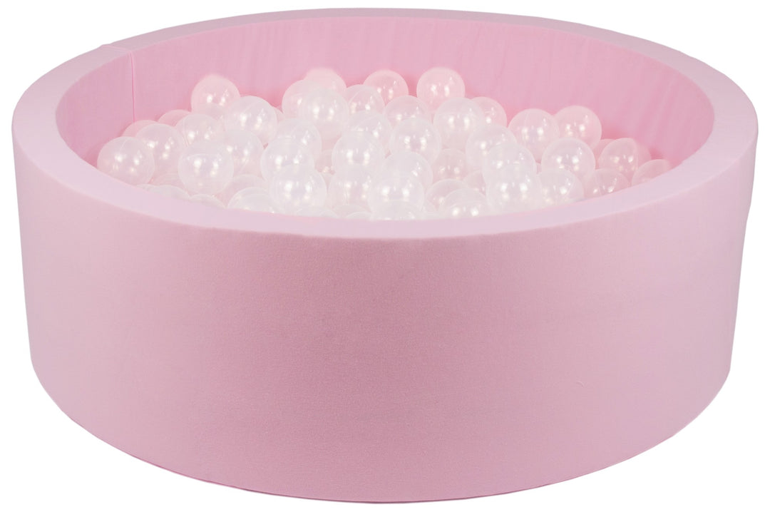 Soft Jersey ball pit with 300 balls, pink