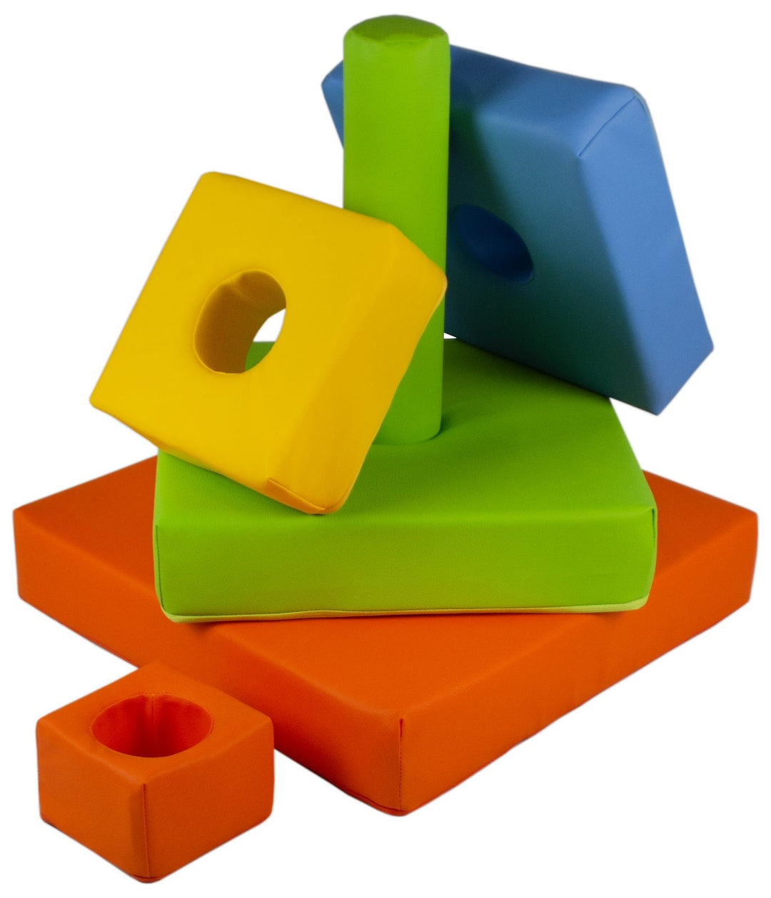 Pyramid set of 6 large foam blocks
