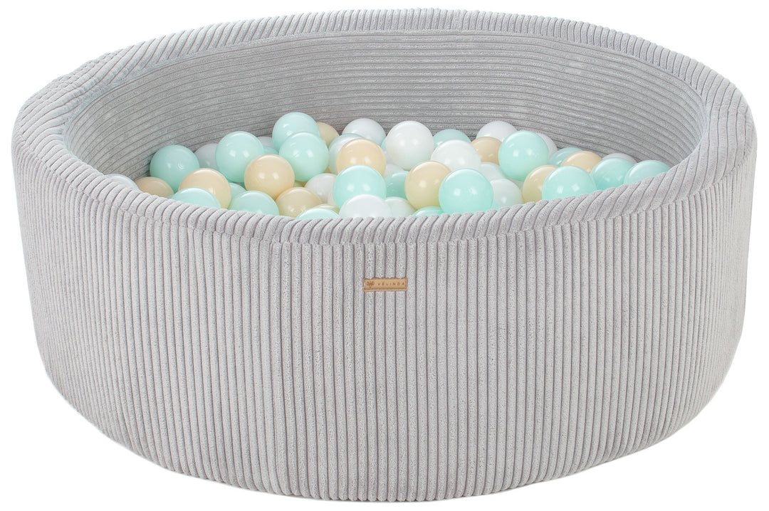 Ball pit + 200 balls, corduroy fabric
