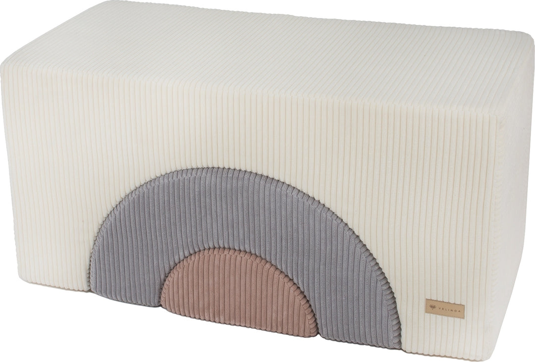 Rainbow set of 3 large foam blocks