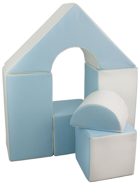 Mini castle set of 6 large foam blocks