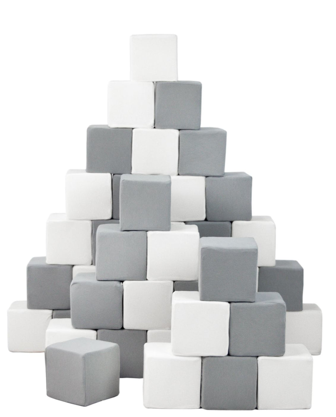 Pyramid set of 45 large foam blocks