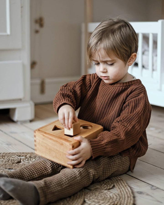 Houten Vormsorteerdoos - Naturel
