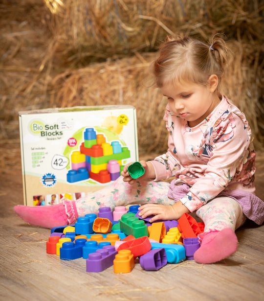 Zachte Bioblokken Set - 42 stuks