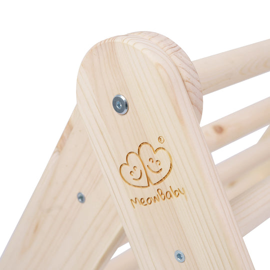 Large Wooden Pikler Ladder - Natural Wood