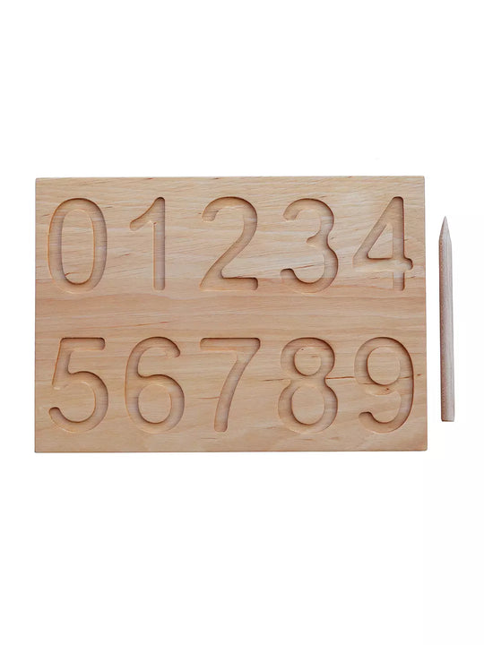 Wooden Montessori Number Board