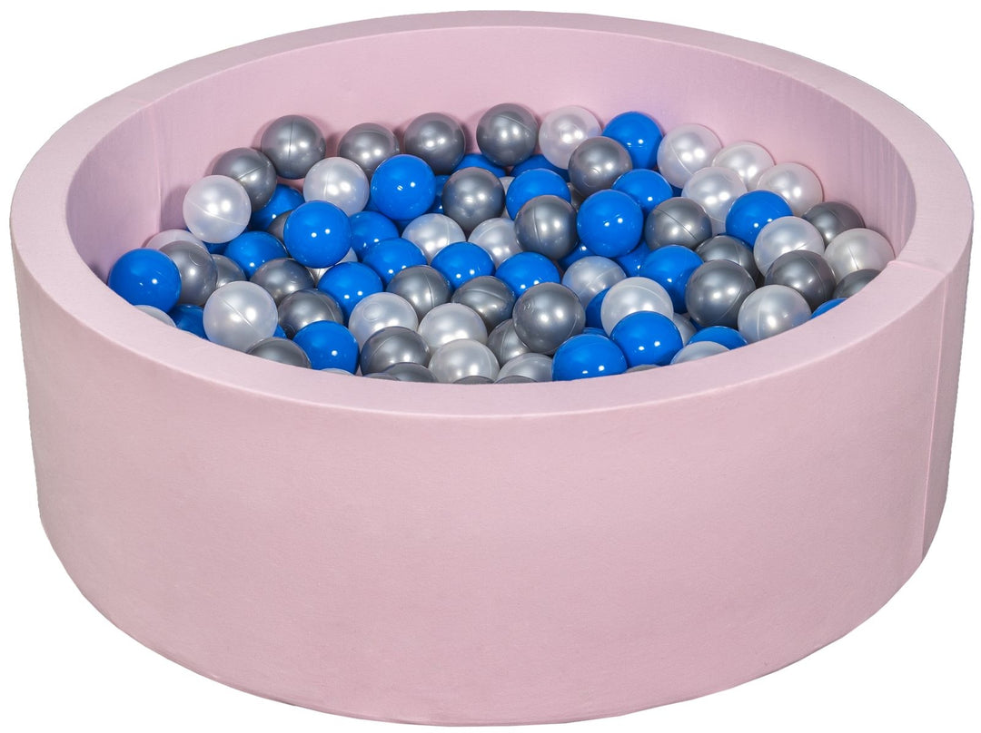 Soft Jersey ball pit with 300 balls, pink