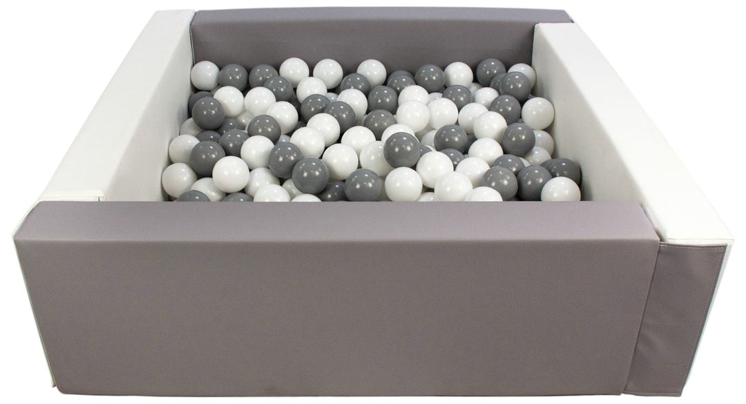 Square eco-leather ball pit with 300 balls, 5 elements
