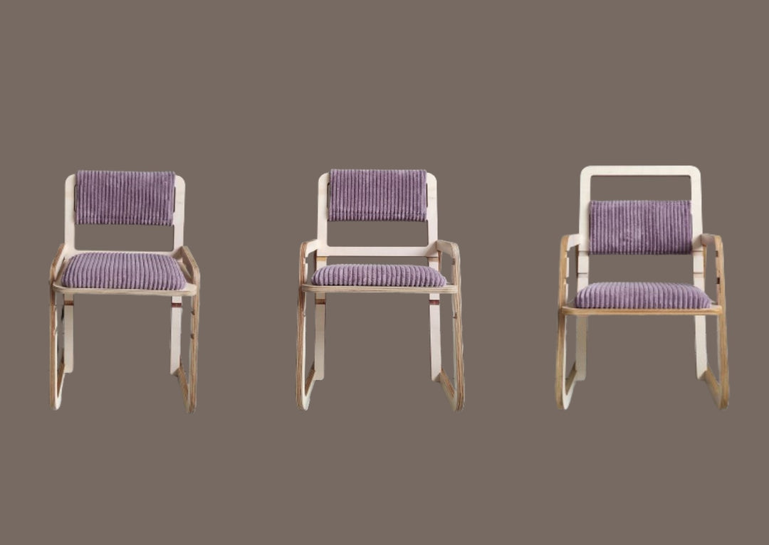 Adjustable Children Montessori Table and Chair Set Julle - Cannon Pink