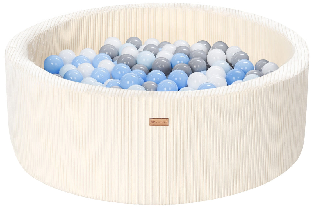 Ball pit + 200 balls, corduroy fabric