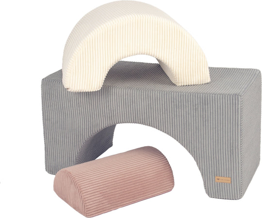 Rainbow set of 3 large foam blocks