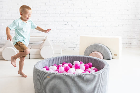 Ball pit + 200 balls, corduroy fabric
