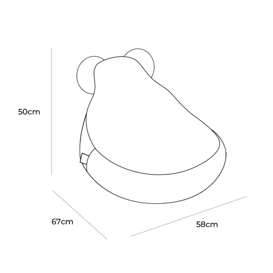 Bean Bag for Kids - Sako Bag Teddy | Zebra