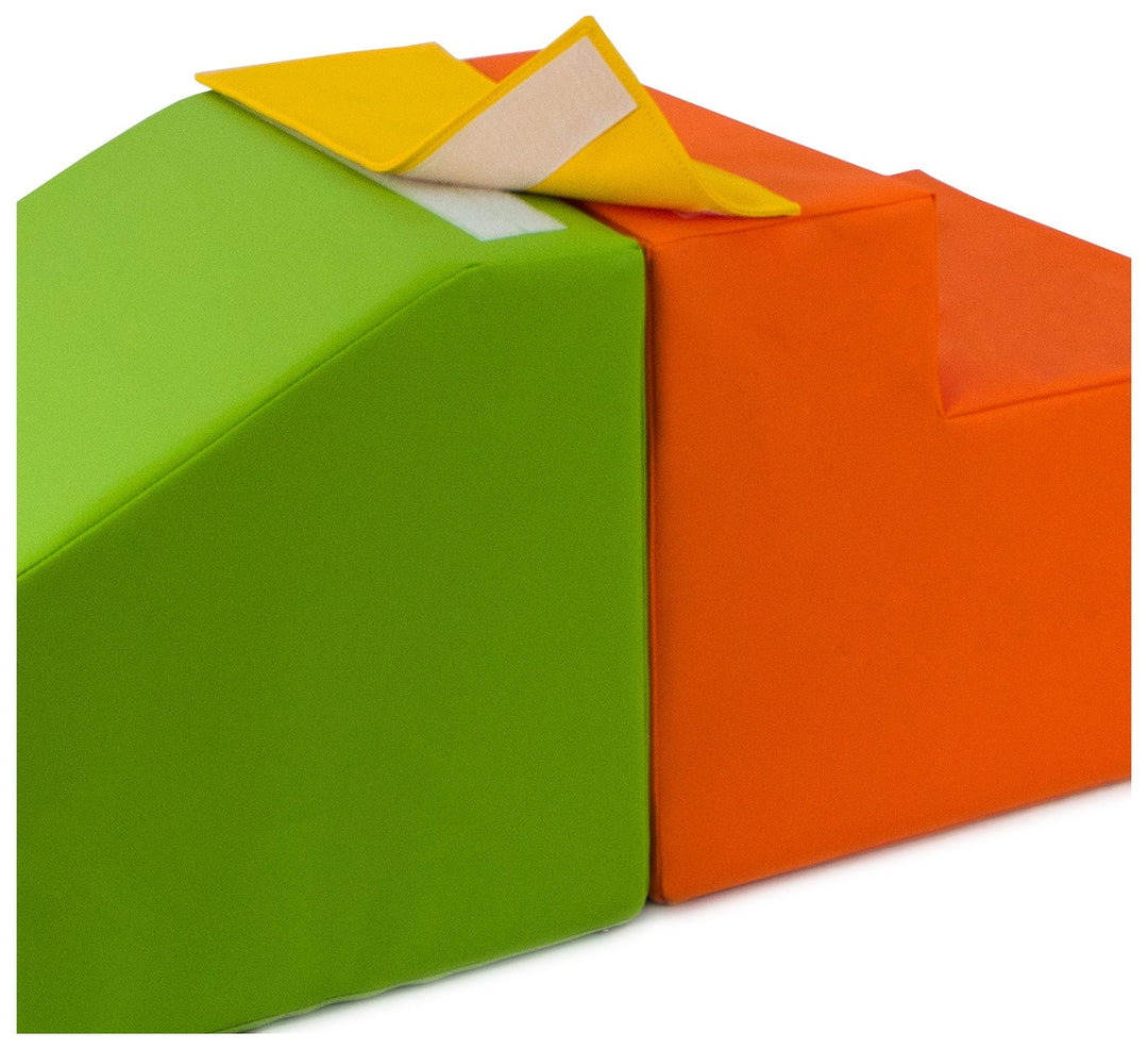 Slide + steps set of 2 large foam blocks