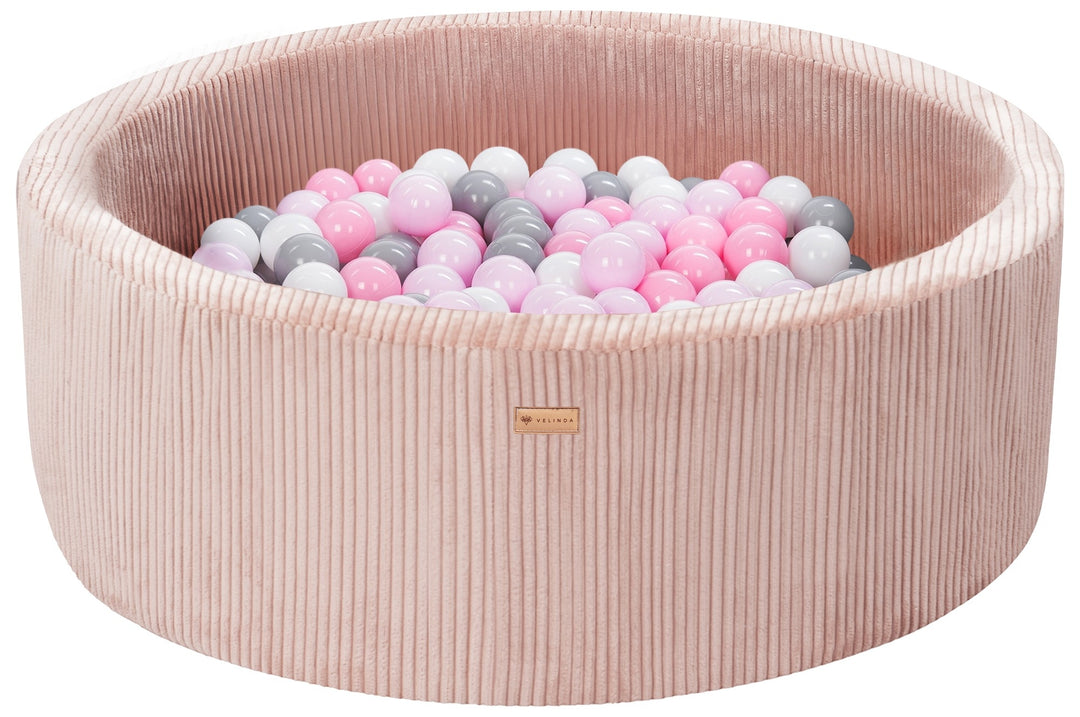 Ball pit + 200 balls, corduroy fabric